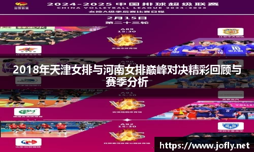 2018年天津女排与河南女排巅峰对决精彩回顾与赛季分析