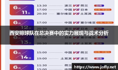 西安排球队在总决赛中的实力展现与战术分析